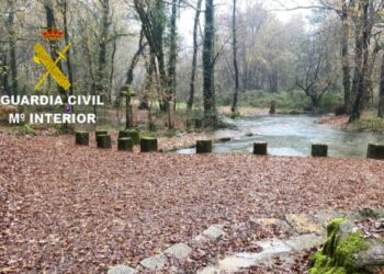 La crecida del Louro obliga a desviar la ruta de los peregrinos en dos puntos de Tui y O Porriño