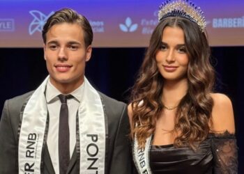 Samuel y Paula, de Vigo y Redondela, elegidos el más guapo y la más guapa de Pontevedra