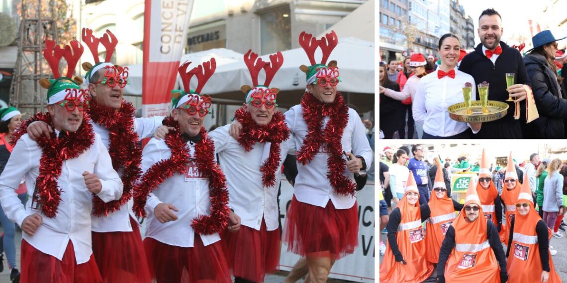Galería | Estas son las mejores fotografías de la San Silvestre de Vigo 2025 ¡Búscate en ellas!