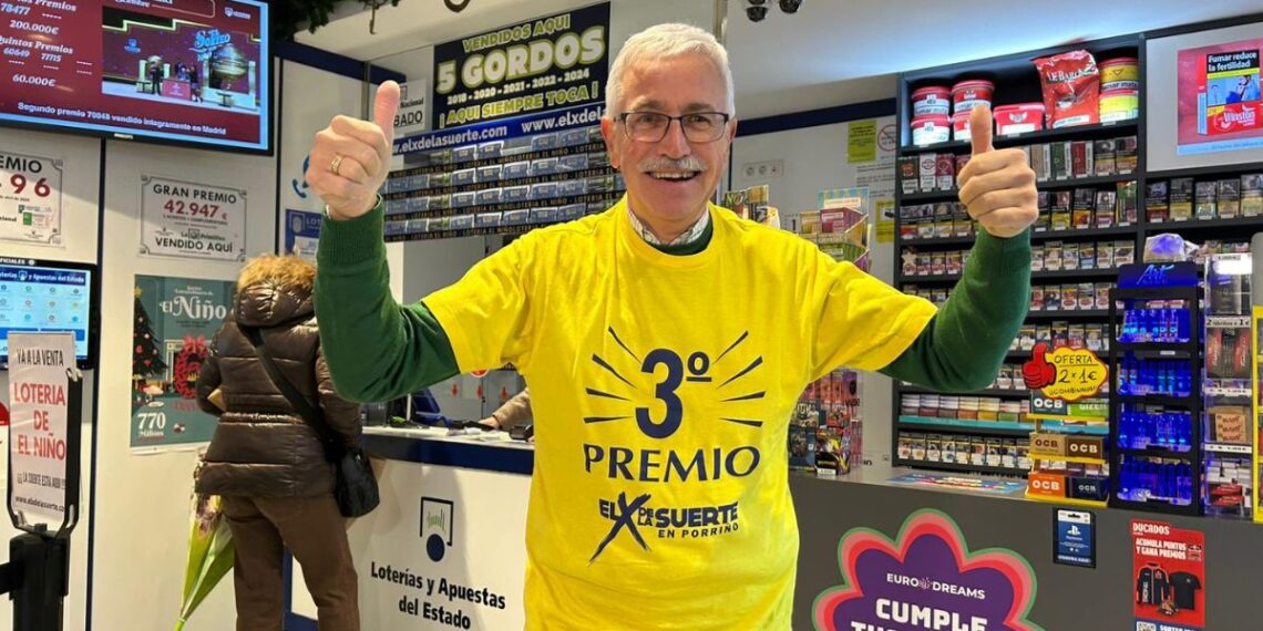 Locura en el área de Vigo por el tercer premio de la Lotería de Navidad
