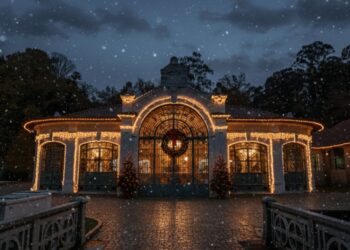 Unas termas del norte de Portugal se convierten en una "fuente mágica" de Navidad