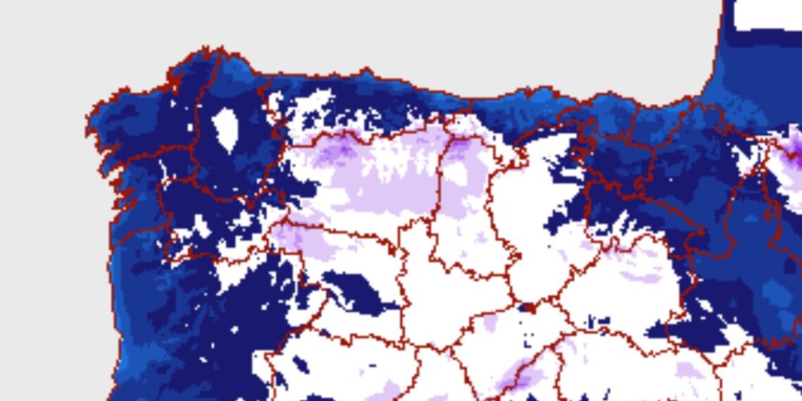 Galicia se congela en los últimos días de 2025 con temperaturas de menos 3,8 grados