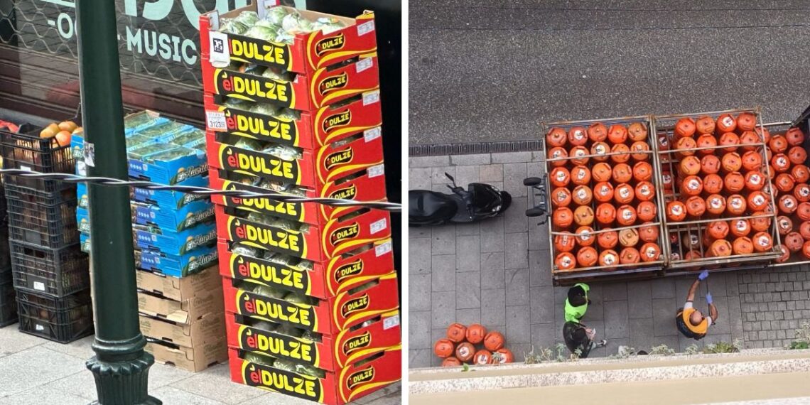 Denuncian el almacenaje de bombonas de butano y comida en un bajo cerca de la Alameda de Vigo