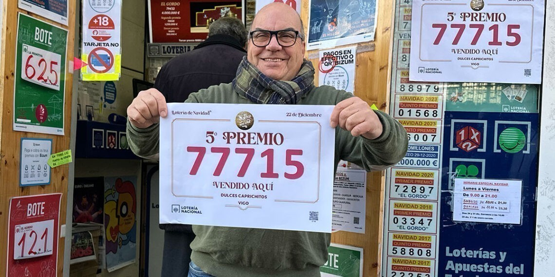 Un misterioso "Sobre Cualquiera", así se vendió el premio de la Lotería de Navidad en Vigo