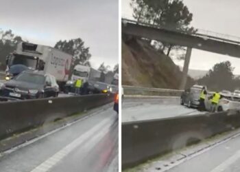 MeteoGalicia advierte de la nueva borrasca Kristin con viento y lluvias, tras provocar alertas en Portugal