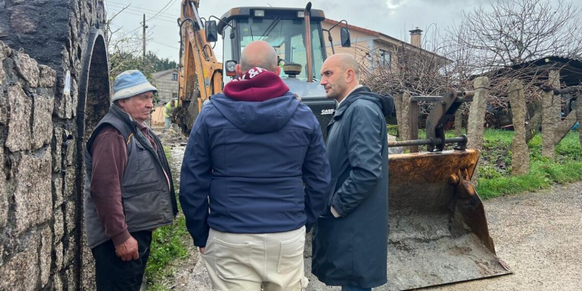 O Porriño avanza en su mejora de la red de saneamiento con nuevas obras en Cerquido