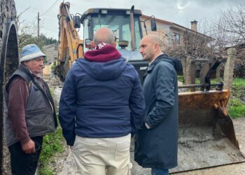 O Porriño avanza en su mejora de la red de saneamiento con nuevas obras en Cerquido