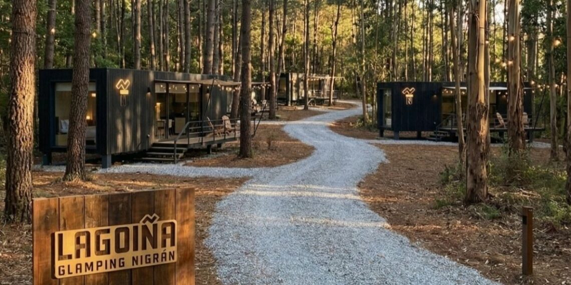 "Un parque forestal con lujo", así será el llamativo glamping que abrirá en el área de Vigo