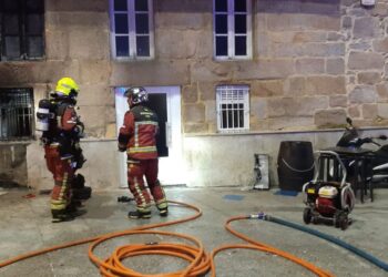 Se incendia, por segunda vez, un local del Casco Vello de Vigo