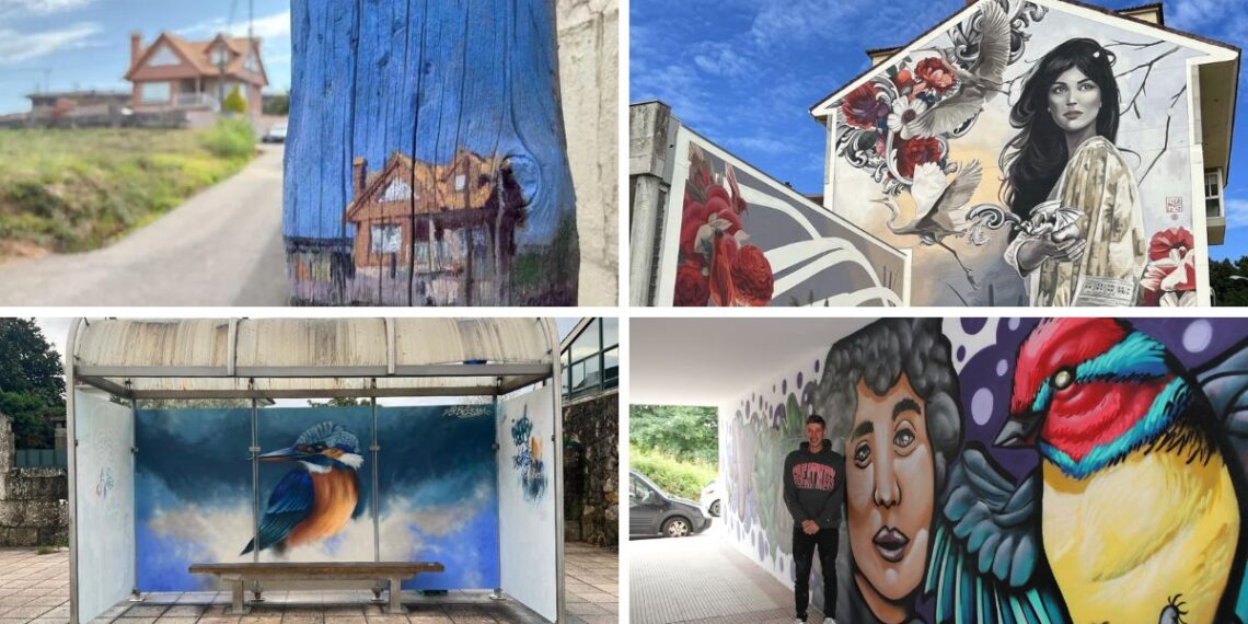 Nigrán, el "paraíso" del arte urbano con sus asombrosas rutas de murales