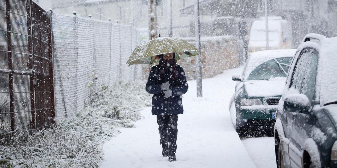 Alerta amarilla en parte de Galicia por nevadas que podrían dejar más de 5 cm de espesor