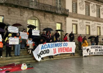 Vigo sale a las calles "de urgencia" para protestar por la situación de la vivienda