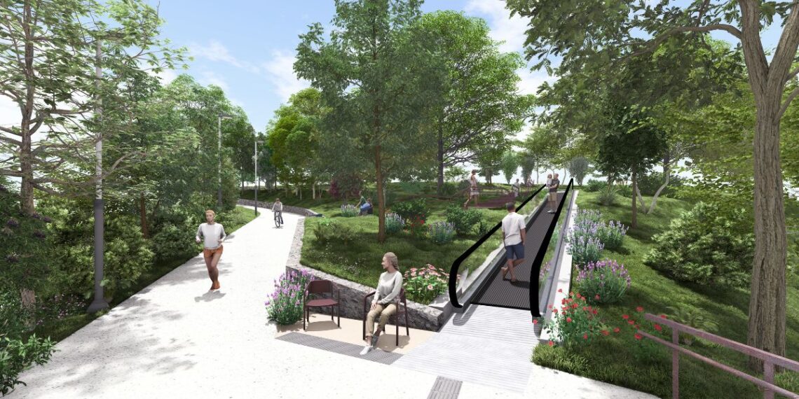 Vigo avanza "una de las grandes obras de la historia", nuevas rampas en "el parque más importante"