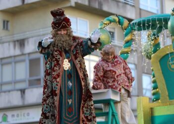 ¡Ya están aquí! Las fotos de la Cabalgata de Reyes Magos estática de Vigo