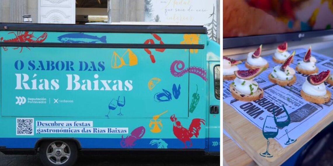Llega a Vigo una food truck para saborear gratis las mejores fiestas gastronómicas de las Rías Baixas