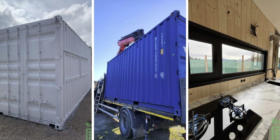 'Containers' hechos vivienda, bar o trastero, una tendencia en auge en Vigo
