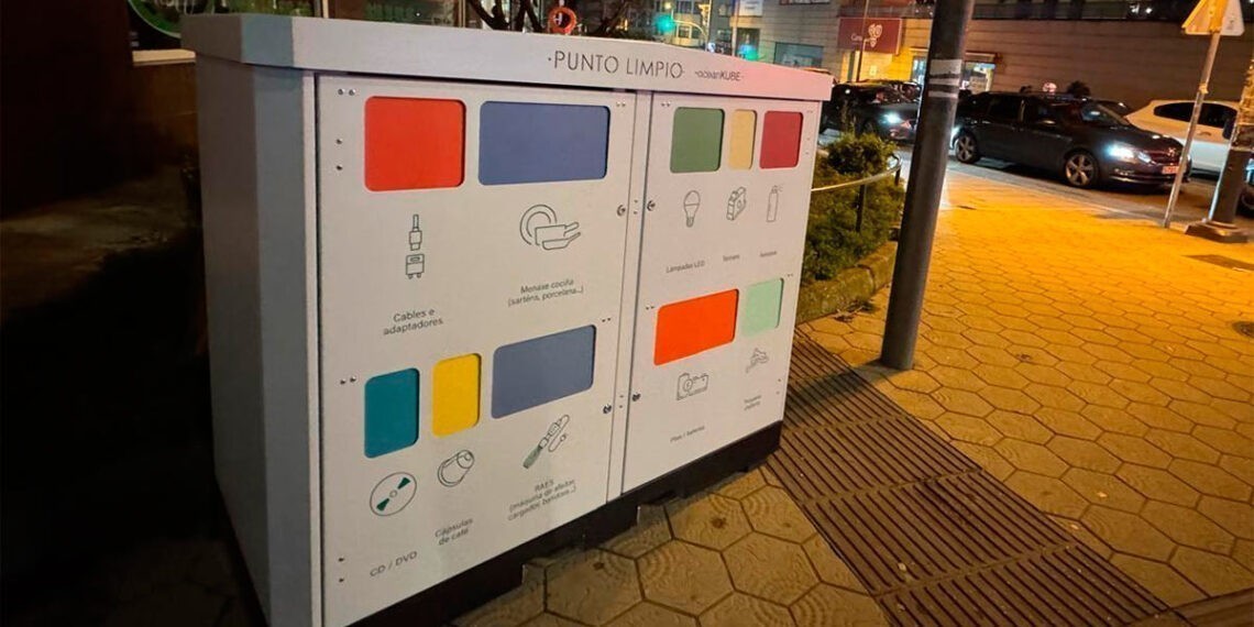 El nuevo contenedor de colores de Vigo llega ya a estos barrios y parroquias de la ciudad