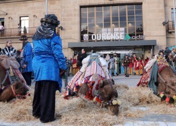 Denuncian que Ourense pagó 18.000€, "el triple que otros municipios" por los dromedarios de Reyes