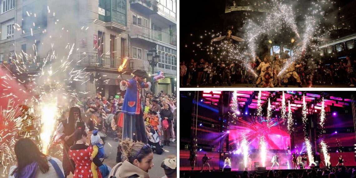 Redondela lanza su gran Entroido con orquesta, desfile y un show de abejas por sus calles