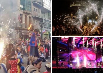 Redondela lanza su gran Entroido con orquesta, desfile y un show de abejas por sus calles