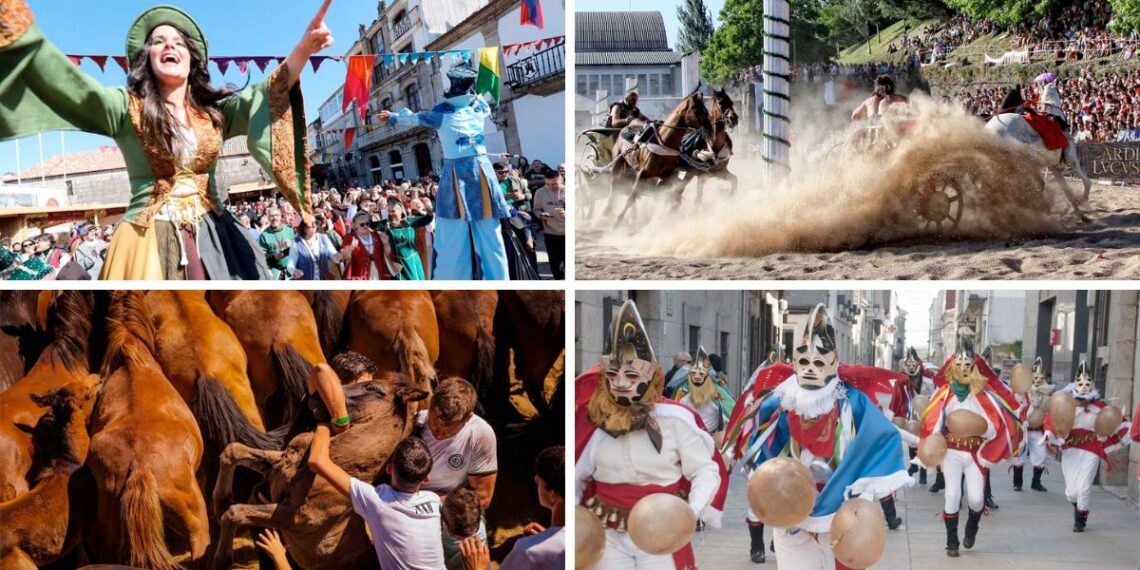 Entroido, Arribada o San Juan, las fechas de las 15 grandes fiestas de Galicia de este 2026