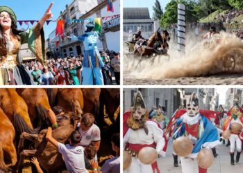 Entroido, Arribada o San Juan, las fechas de las 15 grandes fiestas de Galicia de este 2026