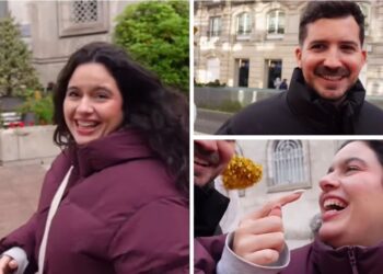 Dos conocidos influencers españoles visitan Vigo antes del apagado de la Navidad