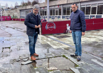 El PP de Vigo denuncia la falta de mantenimiento en Navia, con "baches, basura y losetas levantadas"