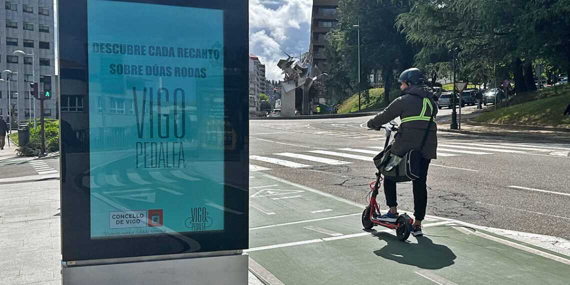 Tres infracciones monopolizan las multas de patinetes en Vigo: radiografía del VMP