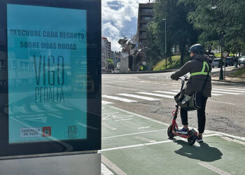 Tres infracciones monopolizan las multas de patinetes en Vigo: radiografía del VMP