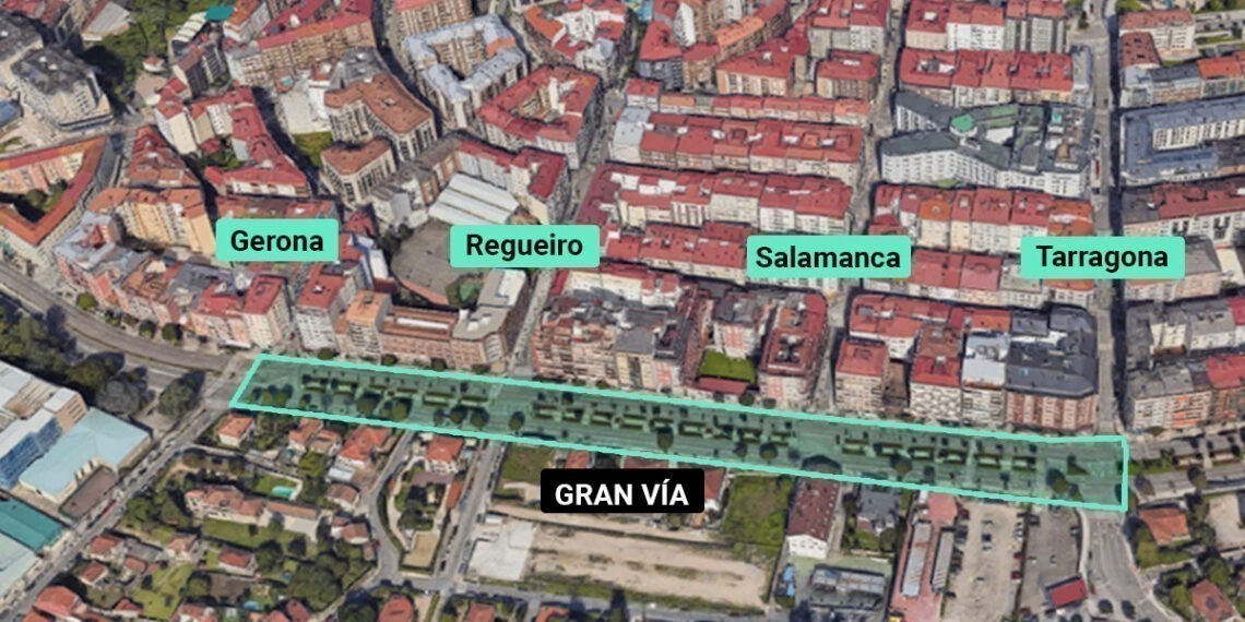 Vigo aprueba las nuevas 7 rampas de Gran Vía con cambios de tráfico en los cruces