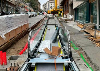 Las nuevas rampas del Vigo Vertical aterrizan en otro punto del centro de la ciudad
