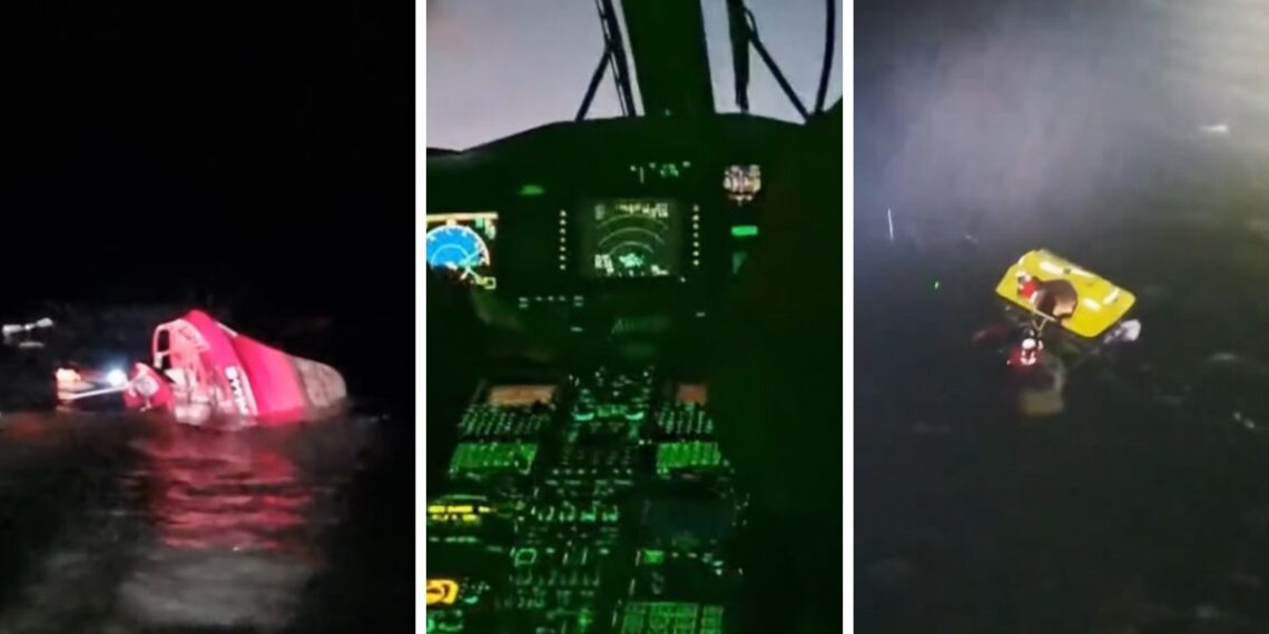 Rescatadas dos personas de un barco semihundido frente a Cabo Silleiro