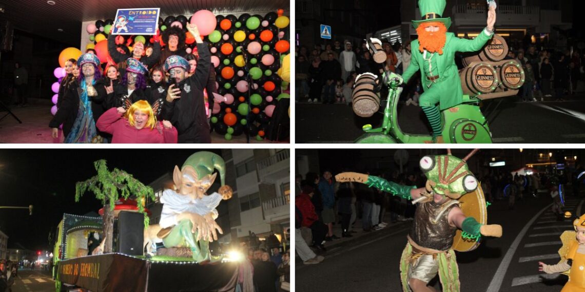 Un sorprendente desfile de comparsas brilla en el Entroido de Nigrán: los premios y las mejores fotos