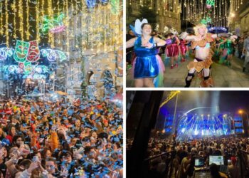 O Porriño sorprende con un intenso Entroido con grandes desfiles, orquesta top y djs