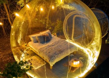 Terma al aire libre, sauna y 'domos' con vistas al cielo, el nuevo proyecto de glamping en Pontevedra