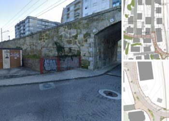 Plataforma única, vegetación y un camino escolar, la humanización que se proyecta en una zona de Chapela