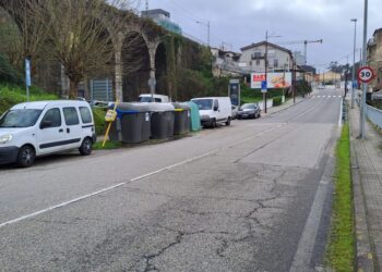 Redondela urge a la Xunta a arreglar de forma urgente una avenida en Chapela