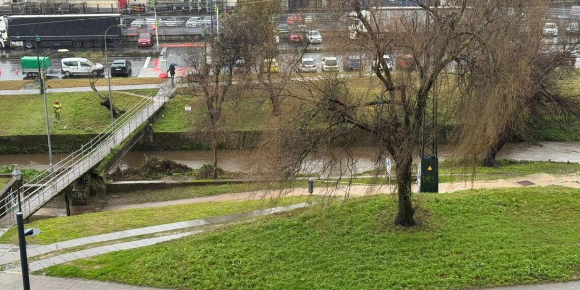 Los ríos de Vigo y su área, en situación de "preemergencia" de desbordamiento por las lluvias
