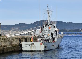 El patrullero 'Tabarca' ya está en Vigo y se puede visitar durante varios días