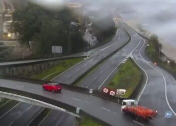 El temporal afecta a las carreteras de la provincia de Pontevedra con cortes de tráfico