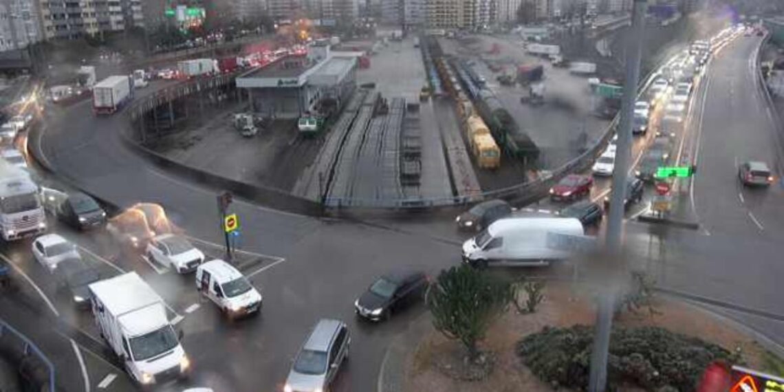 Colapso en Vigo con grandes retenciones entre el túnel de Beiramar y la AP-9