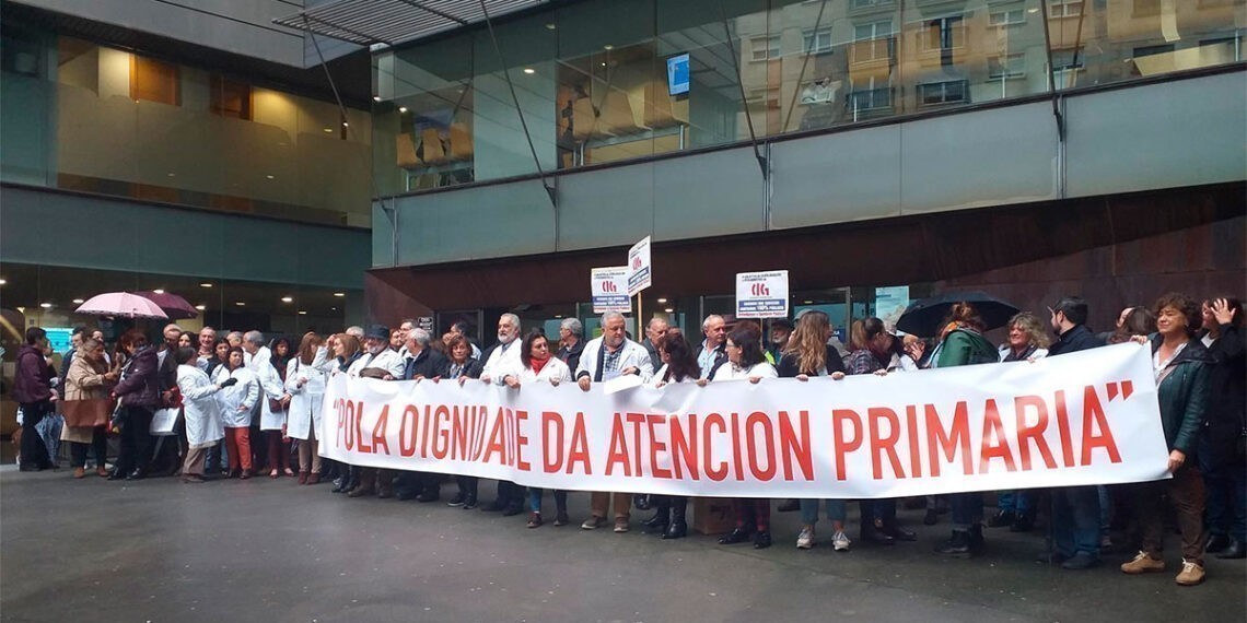 Se mantiene la huelga indefinida en los centros de Atención Primaria de Galicia desde este lunes