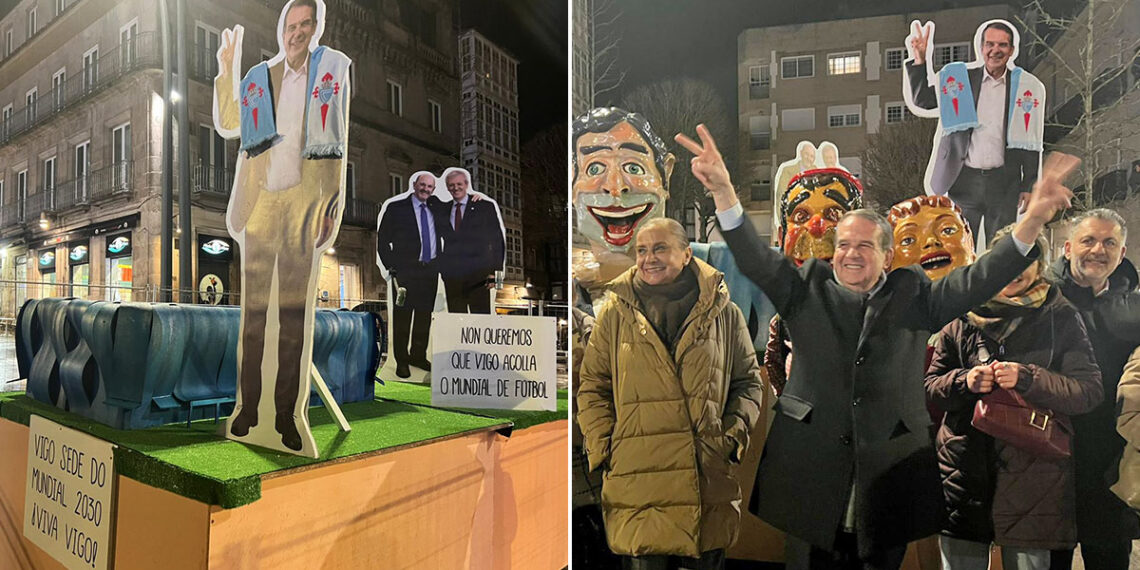 Caballero, Louzán y Rueda protagonizan el Meco de Vigo en plena "guerra" del Mundial 2030