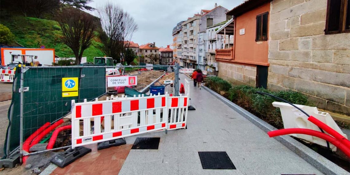El nuevo elemento del Vigo Vertical que "acercará" Porta do Sol a O Castro ya coge forma