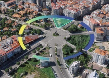 Vigo desbloquea la última parcela para transformar Plaza de España con un anillo de tráfico