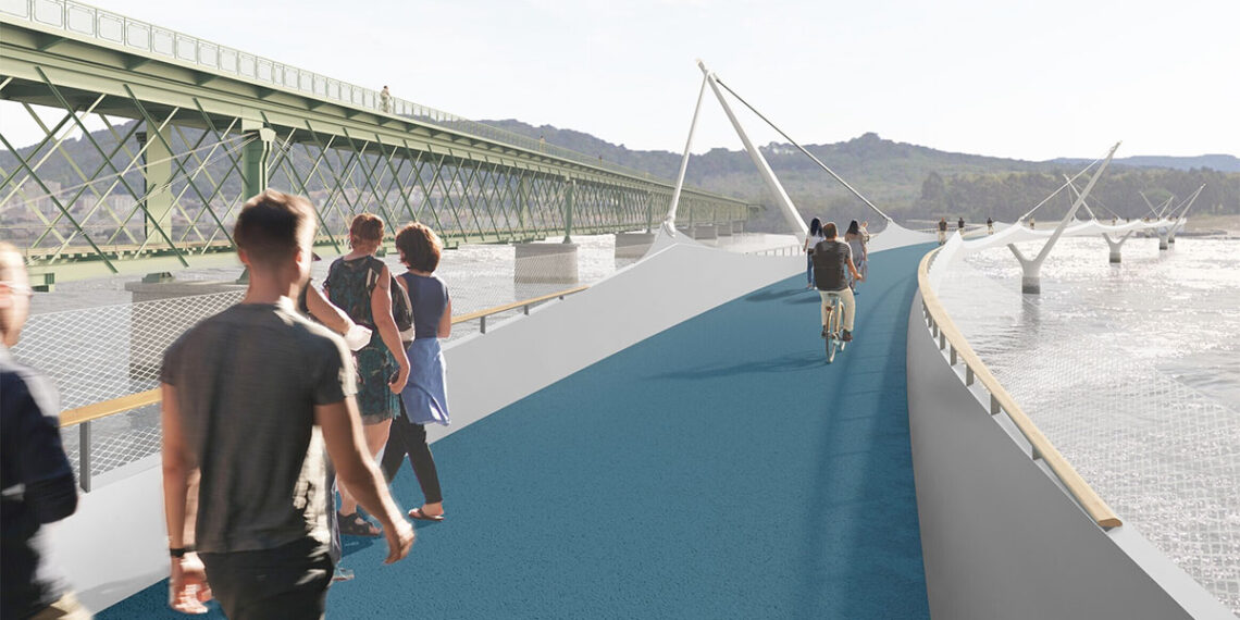 El norte de Portugal tendrá un gran puente peatonal y ciclable sobre el río que "borra la memoria"