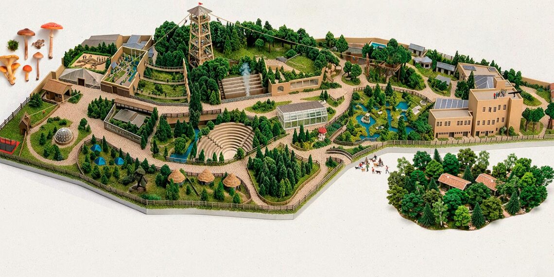 Vigo estrena la primera fase de su nuevo centro de ocio en A Madroa, que proyecta tirolina y hasta un búnker