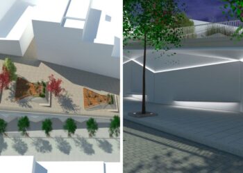 Arrancan los trabajos para transformar uno de los accesos al Casco Vello de Vigo y sus icónicos locales