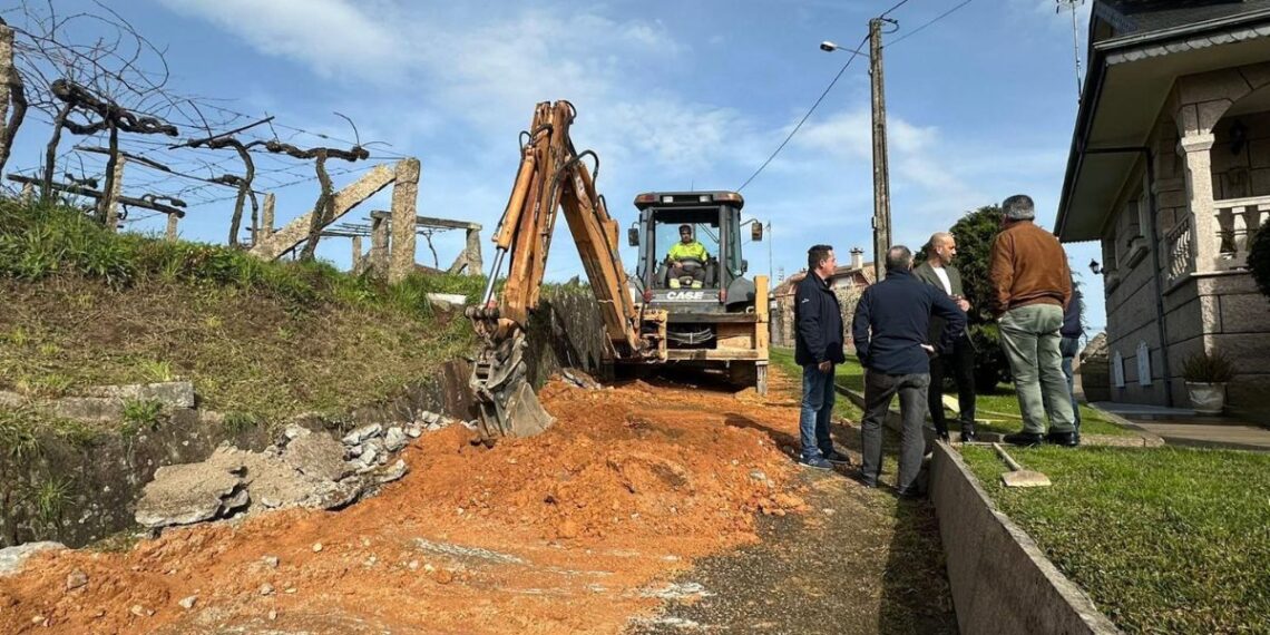 O Porriño arranca unas importantes obras de saneamiento en dos zonas de Pontellas